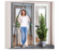 Magnetic Mesh Screen Door – Insect Protection Curtain for All Door Sizes | Durable Polyester Net with Hook & Loop Frame Closure