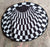 3D Space Round Carpet, Floor Mat Non-Woven Doormat (1 Pc / 78 Cm)