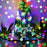 LED string curtain lights with 8 modes, multicolor