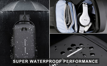 USB Charging Anti-Theft Shoulder Sling – Waterproof Sports Backpack