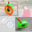 Push toy for kids with light-up wheel and handle