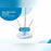 Sporty spin mop with easy-to-use plastic handle