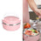 Single layer stainless steel hot lunch box.