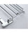 Stainless Steel Folding Towel Rack Cum Towel Bar 18 Inch
