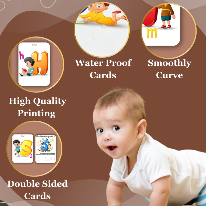 TodFod Alphabet Learning Cards for Preschool Kids