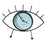 Table Clock for Home, Black, Evil Eye Theme