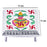 Elegant aluminium foil bajot for decorative use.