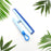 Window cleaner with soft rubber blade