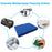 Pack of 4 green scrubber pads for various cleaning tasks