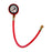 Heavy duty tire inflator gauge with digital display.