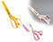 Scissors with durable titanium stainless steel blades