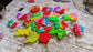Compact Pop It Keychain – Fun Stress Relief Fidget Toy (1 Pc | Mix Design)