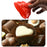 19-cavity chocolate mould, various shapes.
