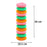 Round nylon scrubbers, pack of 12, perfect for removing stubborn stains.