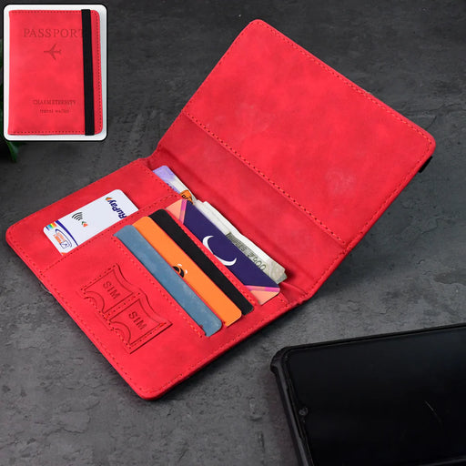 Premium Multifunction Travel Passport Holder & Organizer Wallet
