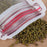 Airtight seal plastic jar for food, 500ml size with zipper closure.