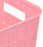 Sky blue storage baskets for versatile use.