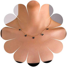 Golden Chain  Butterfly Pendant Necklaces