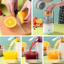 USB Rechargeable Citrus Juicer – 45W Compact Press with Lock Spout | Portable for Fresh Orange & Lemon Juice
