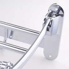 Stainless Steel Folding Towel Rack Cum Towel Bar 18 Inch