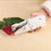 Portable sewing machine with thread and fabric