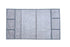 Fridge top cover with mixed designs, decorative and protective.