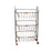 Stainless steel vegetable trolley with 3 layers, durable