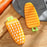 Carrot-Shaped Non-Toxic Vegetable Scrubbing Brush for Fruits & Veggies