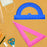 4-Piece Geometry Set, Triangle Ruler Protractor Straight Ruler