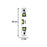 Spirit level with magnetic strip for easy use