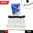 Pack of 12 leak-proof black markers for office and home use