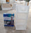 Stackable and foldable plastic drawer organizer with four layers for multi-purpose use.