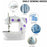 Compact sewing machine for small repairs