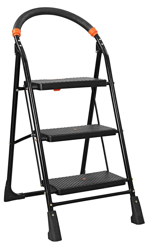 Portable 3-Step Home Ladder – Stable, Anti-Slip Design