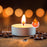 Tea Light Candles – 50 Pack, 4+ Hour Unscented Smokeless Tealights for Home & Events