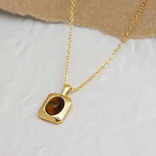 Tiger Eye Pendant Necklace