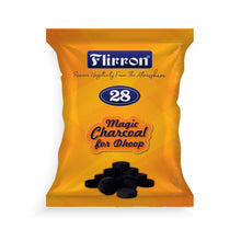 FLIRRON Magic Charcoal Burning Tablets for Dhoop (50 Tablets Pouch)