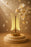 Luxury Crystal Sparkle Bedside Lamp with Golden Metal Base