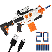 Alpha Striker Motorized Dart Gun with Scope & 20 Soft Darts