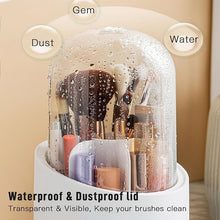 360° Rotating Makeup Brush Organizer | Brush Holder & Cosmetic Storage Stand