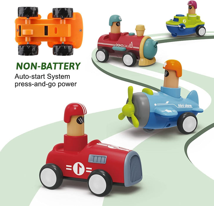 Top Gear Car Friction Powered Press and Go Toy Car 1 PCS