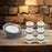 Ceramic Tea / cups and Saucer / Rakabi Set of 12 Pcs