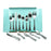 Elegant stainless steel flatware
