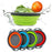 Versatile silicone strainer for basins.