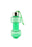 Portable dumbbell-shaped water bottle with a steel cap for fitness and hydration.
