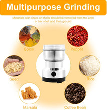 MAXTOP Mini Electric Grinder | Stainless Steel | 10s Fast Grinding | Multifunction For Spices