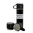 Stainless Steel Vacuum Flask Set with 3 Steel Cups Combo for Coffee Hot Drink and Cold Water Flask Ideal Gifting Travel Friendly Latest Flask Bottle. (500ml)
