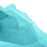 Disposable Face Mask with Nose Clip (Blue/Black, Pack of 50) for Unisex