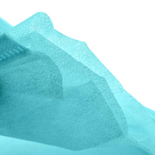 Disposable Face Mask with Nose Clip (Blue/Black, Pack of 50) for Unisex