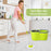 Quick Spin Mop With Steel Spin, Bucket Floor Cleaning, Easy Wheels & Big Bucket, Floor Cleaning Mop with Bucket